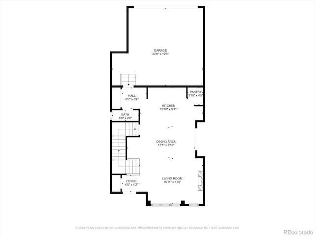 6834 Clay St N, Denver, CO 80221 - view of property floor plan