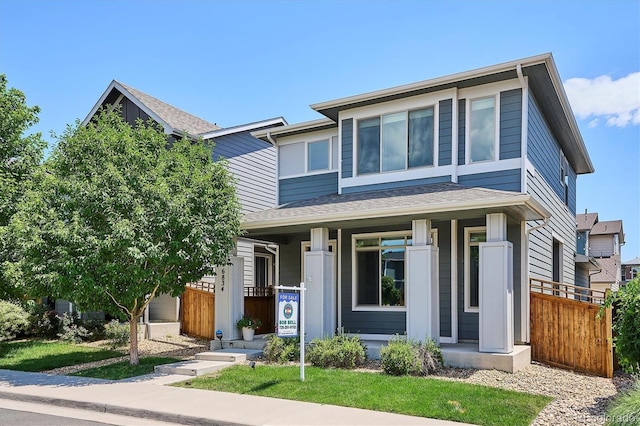 6834 Clay St N, Denver, CO 80221 - view of front of property with a porch