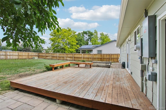 4759 S Xenophon St, Morrison, CO 80465 - deck with a fenced backyard