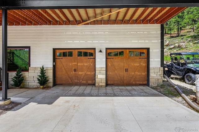 663 Brookside Dr, Bailey, CO 80421 - garage with driveway