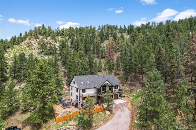 663 Brookside Dr, Bailey, CO 80421 - view of subject property featuring a heavily wooded area