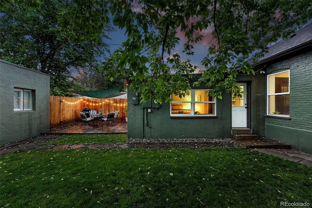 1331 Osceola St, Denver, CO 80204 - view of yard featuring entry steps and a patio