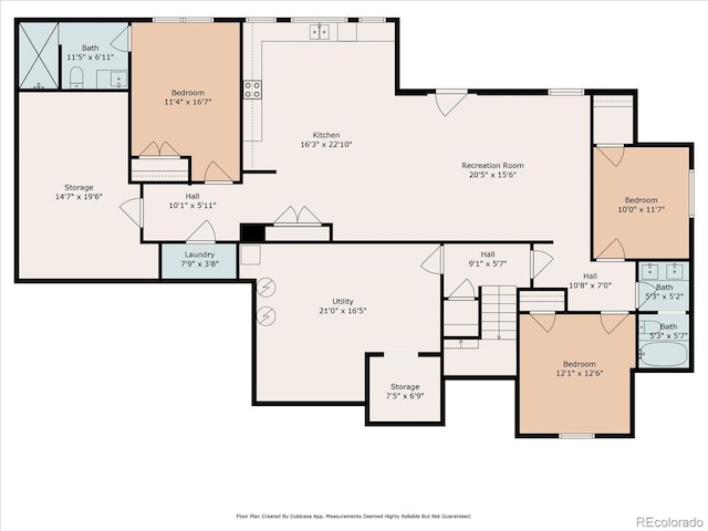45425 Wolf Creek Dr, Bennett, CO 80102 - view of room layout