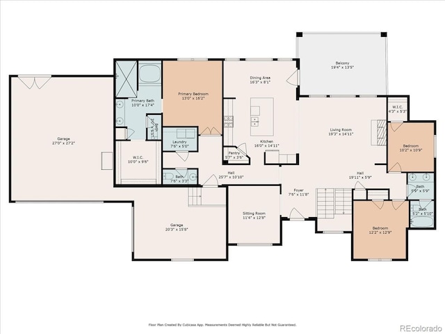 45425 Wolf Creek Dr, Bennett, CO 80102 - view of room layout