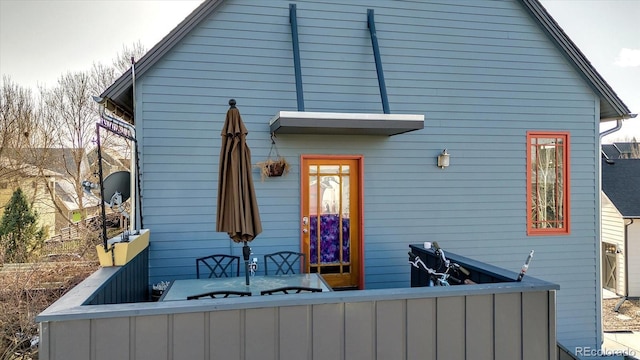 view of rear view of house
