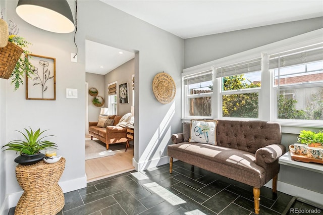 3625 W 9th Ave, Denver, CO 80204 - sitting room featuring healthy amount of natural light, baseboards, and recessed lighting