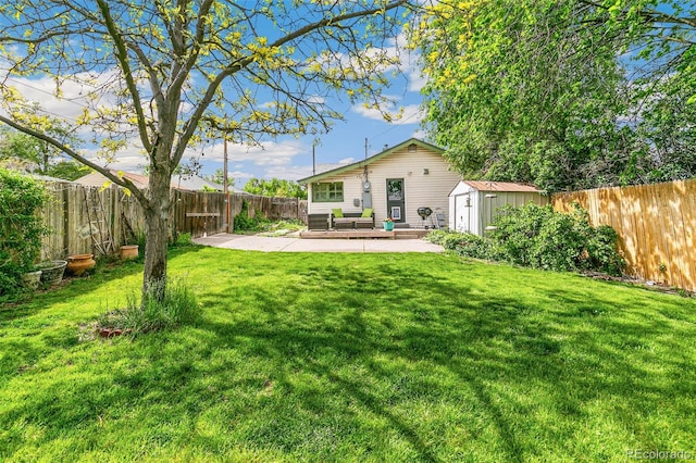 3625 W 9th Ave, Denver, CO 80204 - view of yard featuring outdoor lounge area and a patio