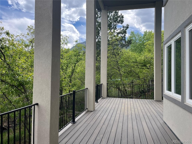 485 Cardiff Cir, Colorado Springs, CO 80906 - view of deck