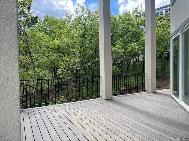 485 Cardiff Cir, Colorado Springs, CO 80906 - view of wooden deck