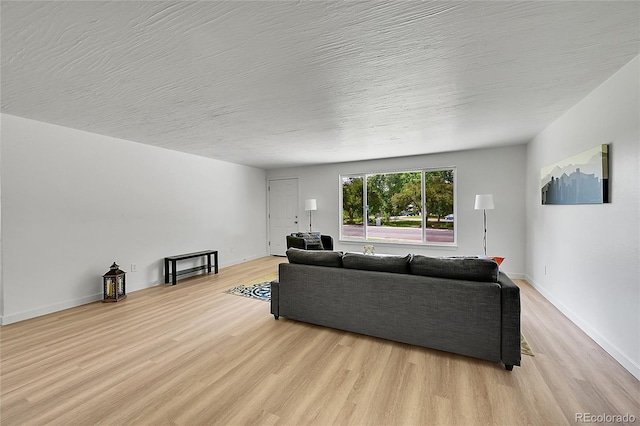 1552 W Caley Ave, Littleton, CO 80120 - living area with light wood-type flooring and a textured ceiling