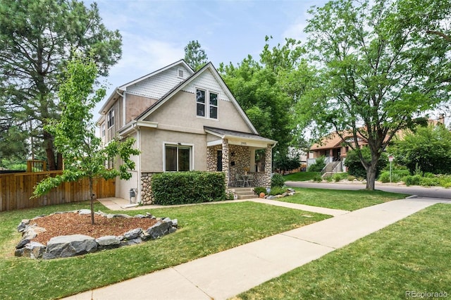 2995 Yates St, Denver, CO 80212 - view of front of home featuring stone siding and stucco siding