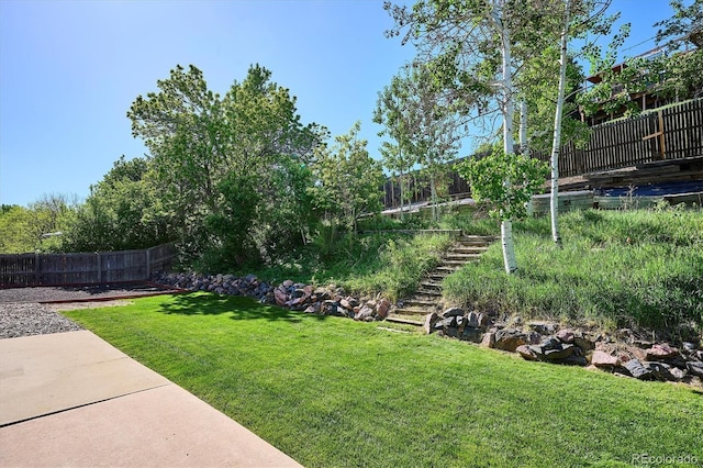 7822 W Ottawa Pl, Littleton, CO 80128 - view of yard featuring stairway