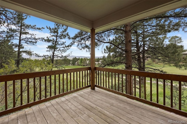 120 Silver Leaf Way, Castle Rock, CO 80108 - wooden terrace featuring a yard