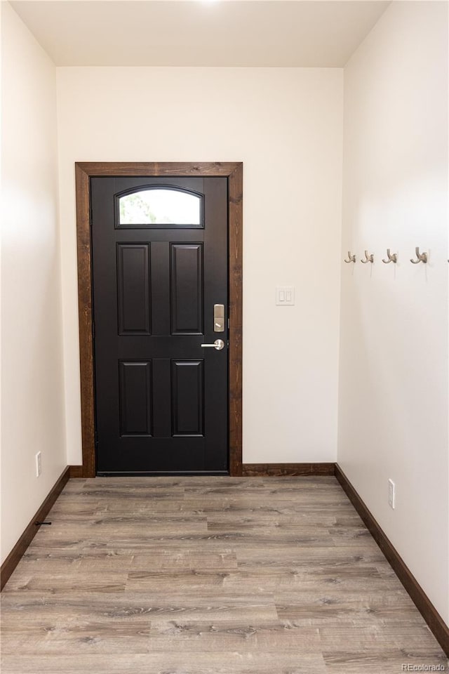 104 Dotson St, Manassa, CO 81141 - entrance foyer with light wood-style floors