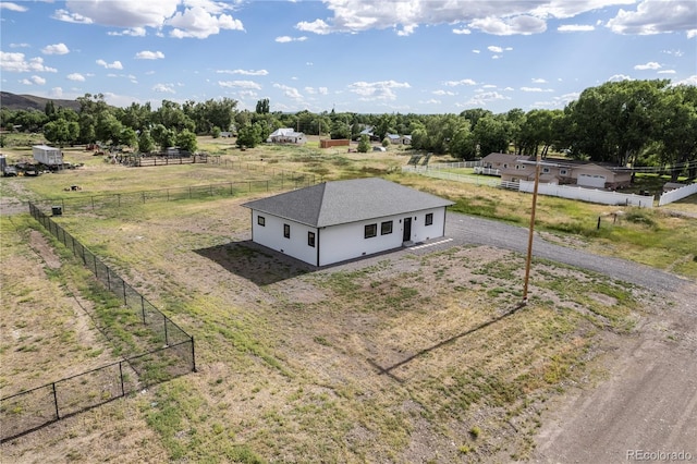 104 Dotson St, Manassa, CO 81141 - overview of rural landscape featuring a tree filled landscape