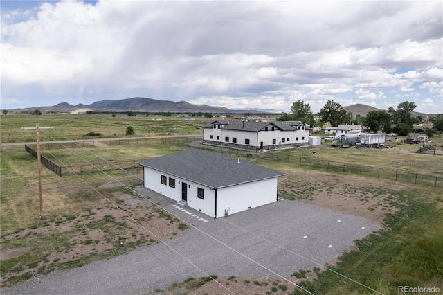 104 Dotson St, Manassa, CO 81141 - aerial view of sparsely populated area featuring mountains