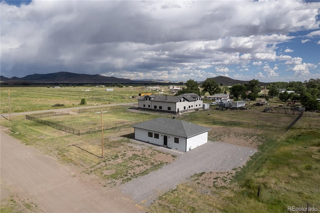 104 Dotson St, Manassa, CO 81141 - aerial view of sparsely populated area with mountains