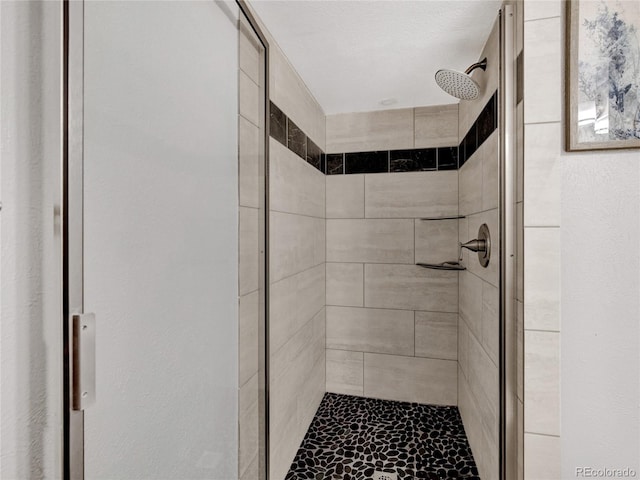 full bathroom with a stall shower