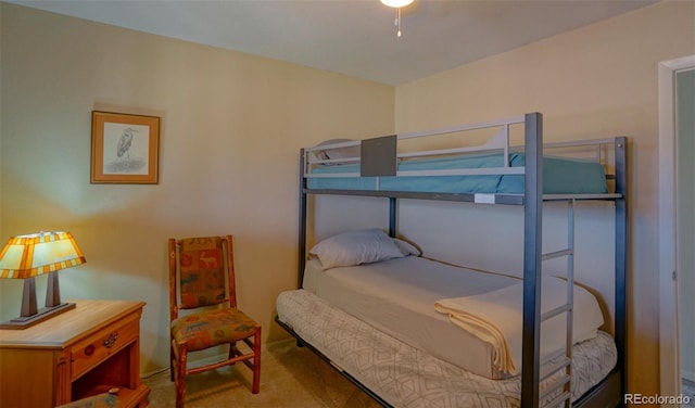 bedroom featuring carpet flooring