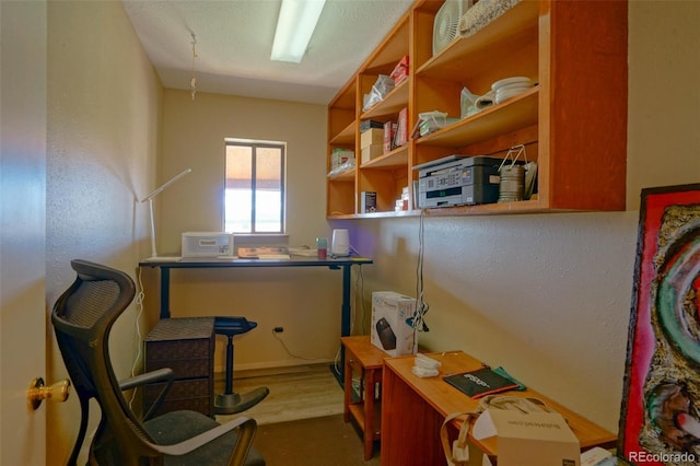 office featuring wood finished floors
