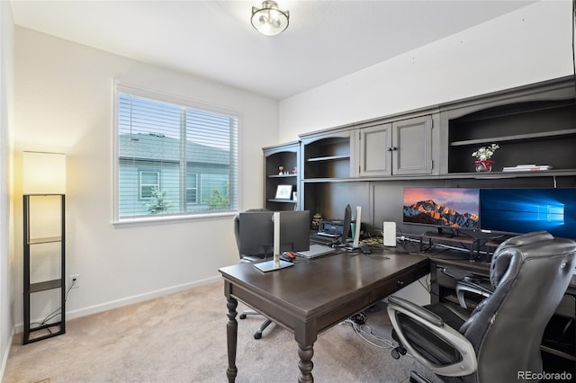 15987 E 115th Pl, Commerce City, CO 80022 - home office featuring light carpet and baseboards