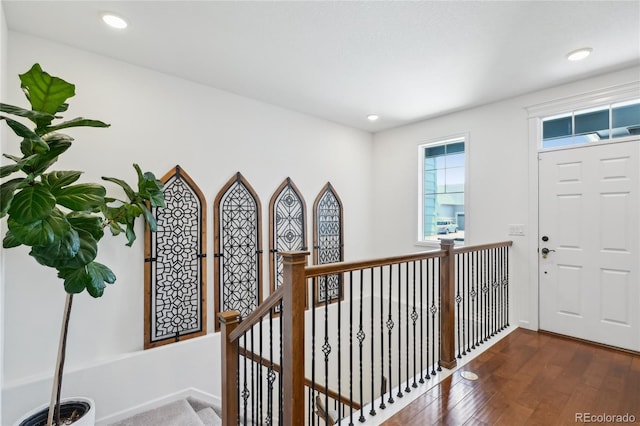 15987 E 115th Pl, Commerce City, CO 80022 - entryway featuring hardwood / wood-style flooring and recessed lighting