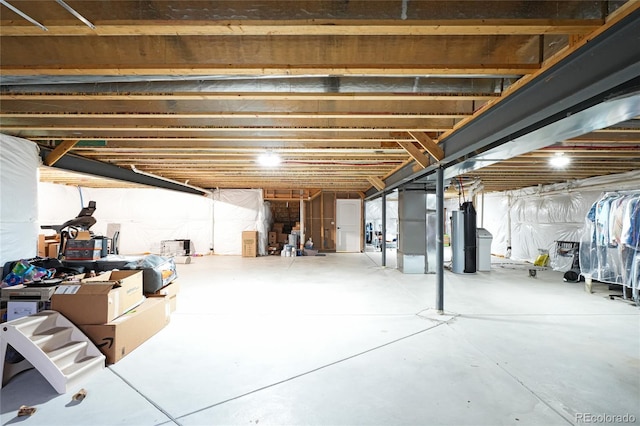 15987 E 115th Pl, Commerce City, CO 80022 - unfinished basement with water heater and heating unit