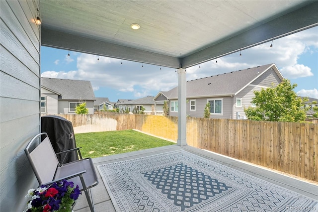 15987 E 115th Pl, Commerce City, CO 80022 - view of patio with grilling area and a residential view