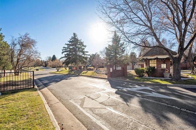 view of road