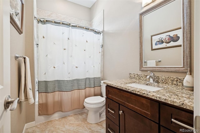 5795 Xenon Way, Arvada, CO 80002 - full bathroom with vanity and shower / bath combo with shower curtain