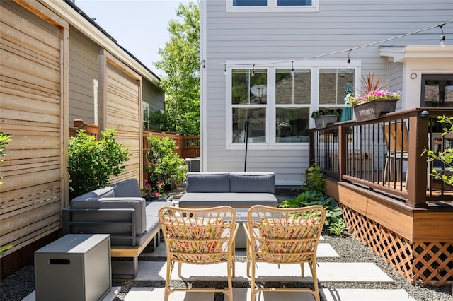 10069 E 28th Ave, Denver, CO 80238 - view of patio / terrace featuring an outdoor hangout area