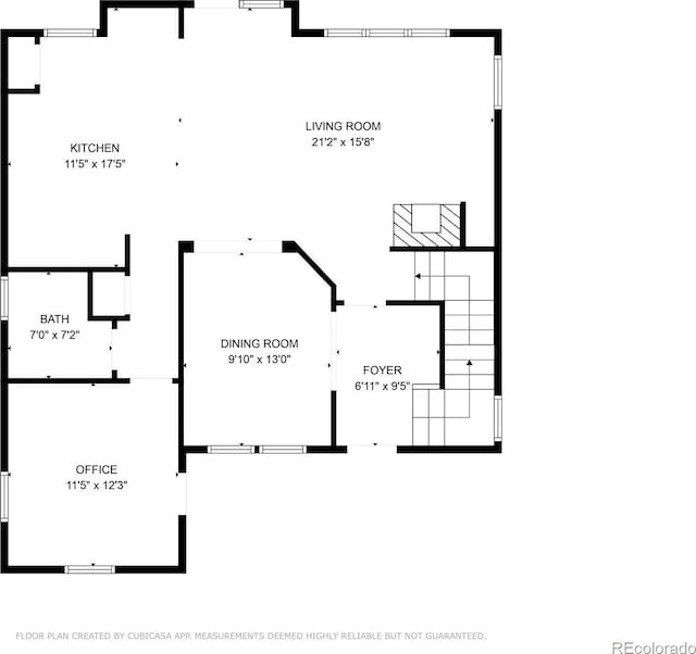 10069 E 28th Ave, Denver, CO 80238 - view of property floor plan