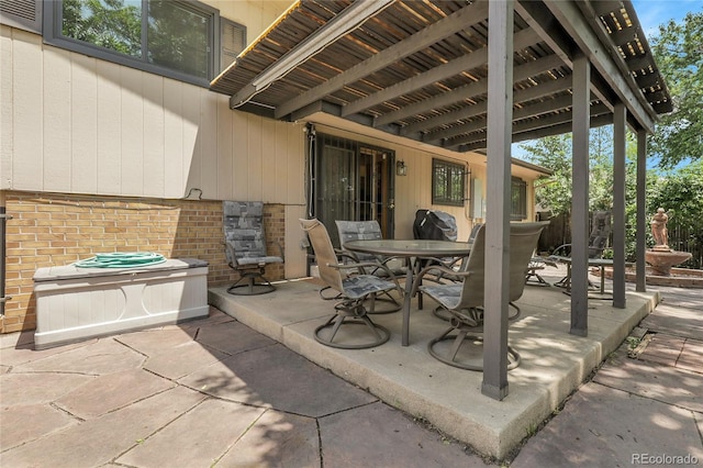 11936 E Oregon Cir, Aurora, CO 80012 - view of patio featuring outdoor dining area