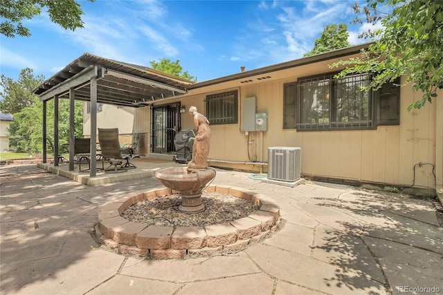 11936 E Oregon Cir, Aurora, CO 80012 - view of patio with central AC unit and area for grilling