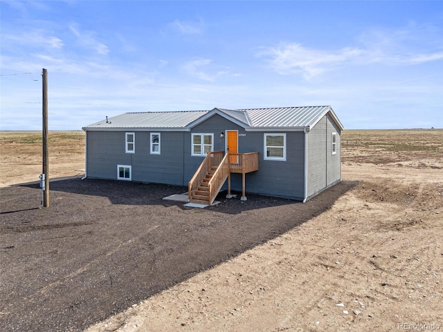 63560 Huckleberry Rd, Fowler, CO 81039 - view of front of home featuring metal roof