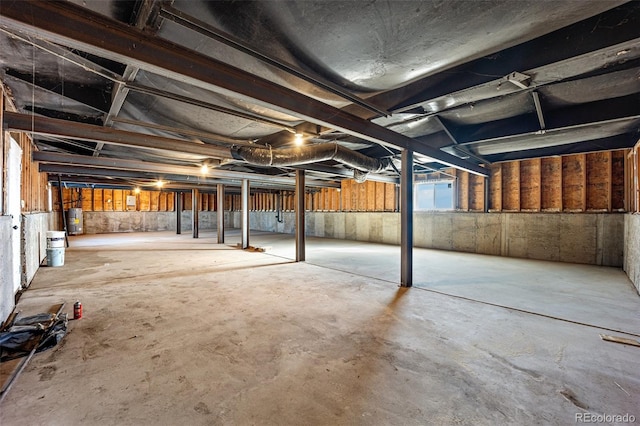 63560 Huckleberry Rd, Fowler, CO 81039 - basement with electric water heater