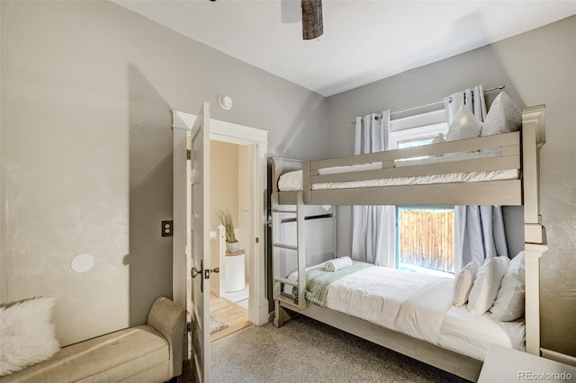 1510 S Cascade Ave, Colorado Springs, CO 80905 - carpeted bedroom featuring ceiling fan