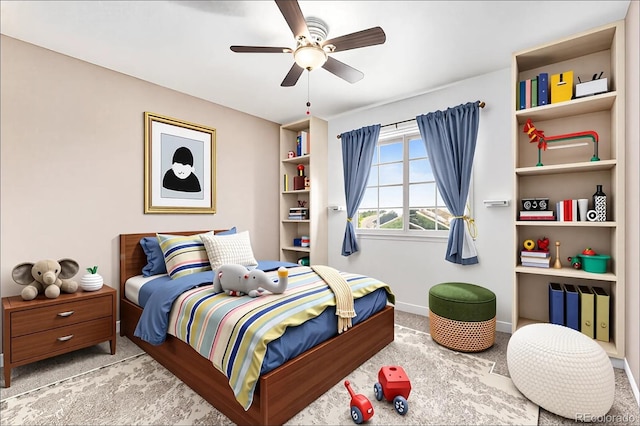 9650 Raven St, Firestone, CO 80504 - carpeted bedroom featuring baseboards and a ceiling fan