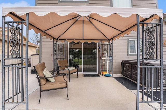 9650 Raven St, Firestone, CO 80504 - view of patio with a gazebo