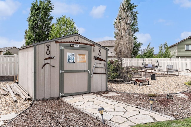 9650 Raven St, Firestone, CO 80504 - view of shed with fence