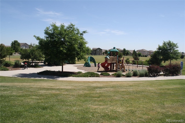 9650 Raven St, Firestone, CO 80504 - community jungle gym with a lawn