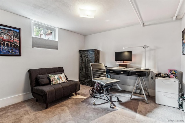 3145 W 31st Ave, Denver, CO 80211 - carpeted home office with baseboards