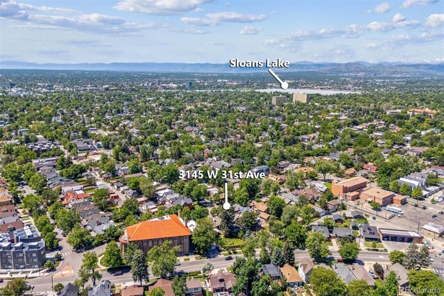 3145 W 31st Ave, Denver, CO 80211 - drone / aerial view of mountains