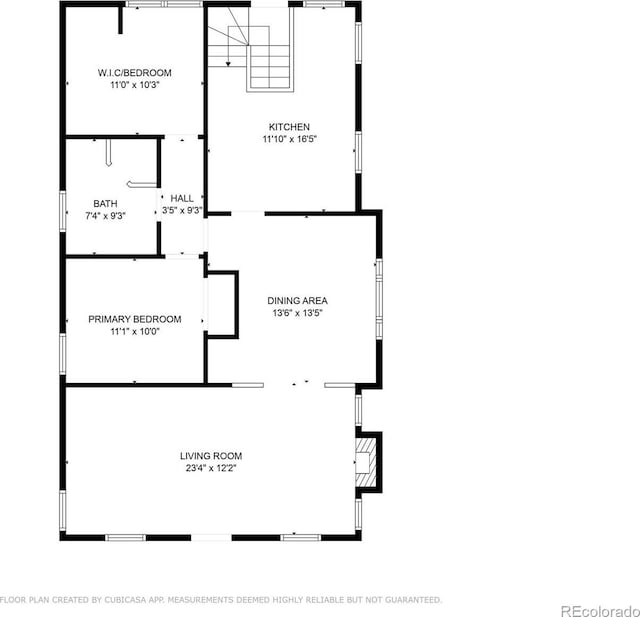 3145 W 31st Ave, Denver, CO 80211 - view of floor plan / room layout