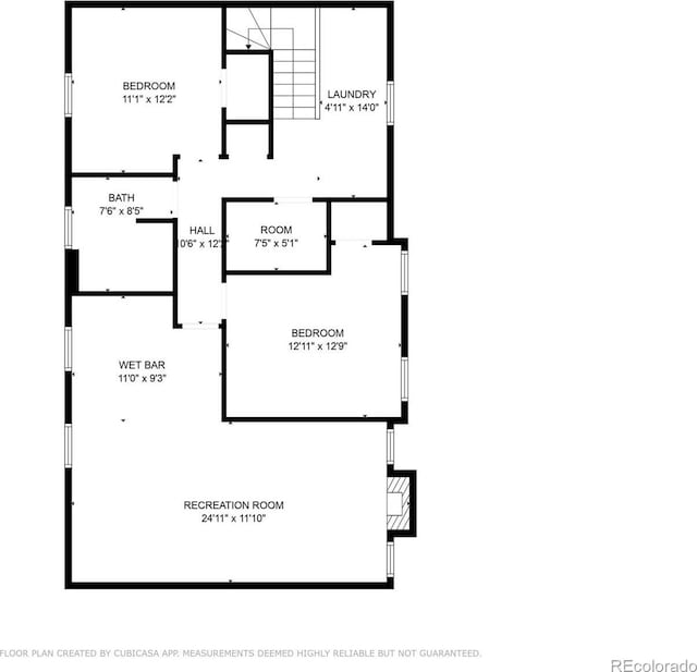 3145 W 31st Ave, Denver, CO 80211 - view of floor plan / room layout