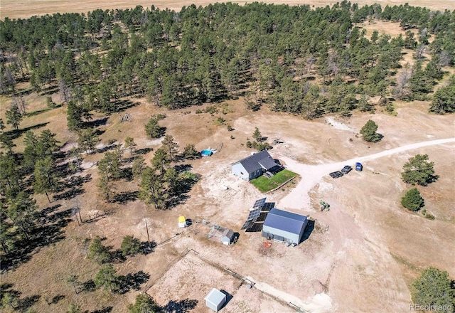 drone / aerial view featuring a rural view