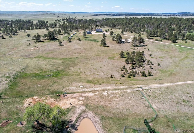 18050 Wedemeyer Rd, Kiowa, CO 80117 - aerial view of property's location featuring rural landscape