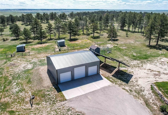 18050 Wedemeyer Rd, Kiowa, CO 80117 - aerial view of property and surrounding area