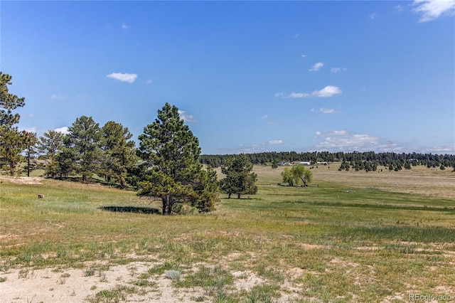 18050 Wedemeyer Rd, Kiowa, CO 80117 - view of yard featuring a view of countryside
