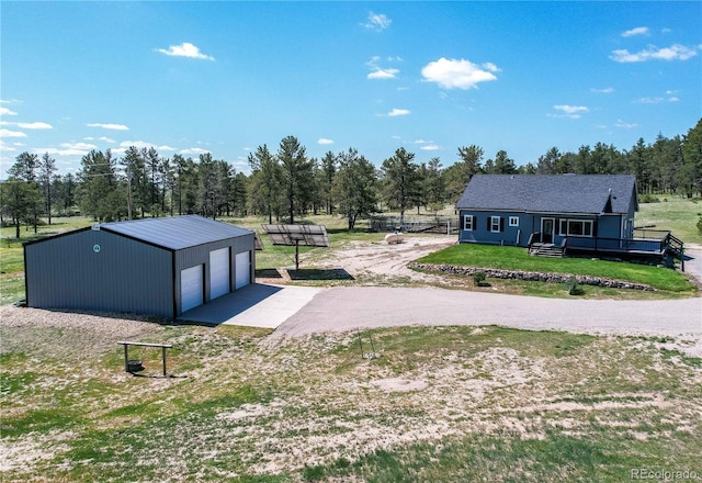 18050 Wedemeyer Rd, Kiowa, CO 80117 - view of subject property featuring a tree filled landscape